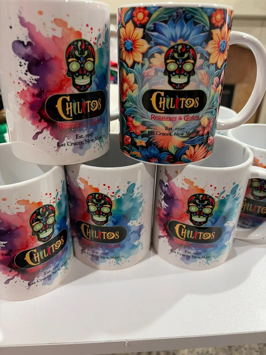 Custom printed mug collection